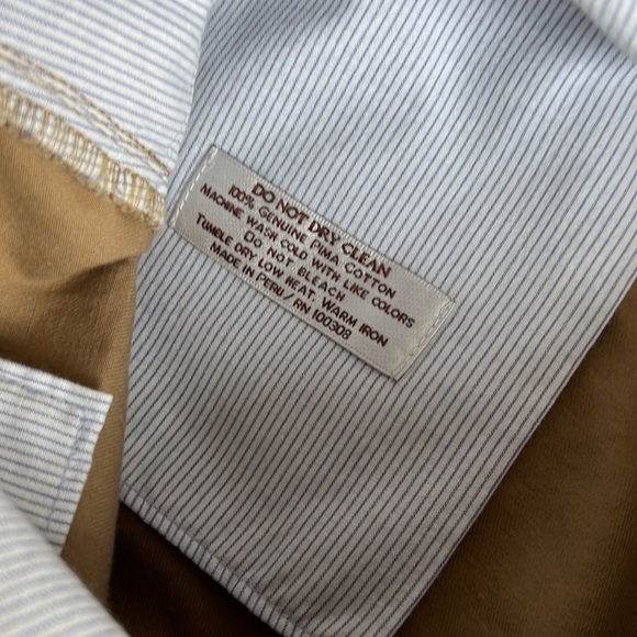 Peter Millar Washed Twill Tan Shorts - Picture 8 of 8